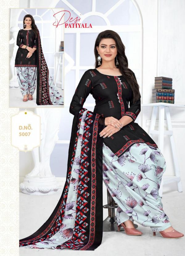 Ganesha Desi Patiyala Vol-5 Cotton Designer Readymade Suit